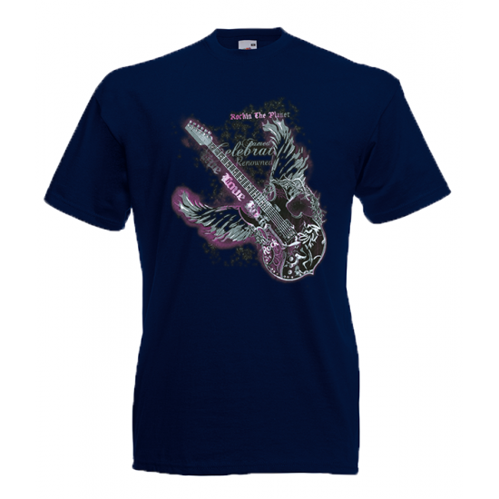 Rockin The Planet T-shirt με στάμπα 