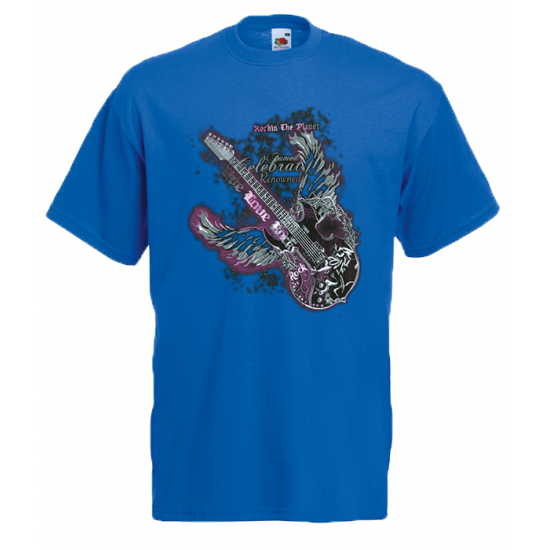 Rockin The Planet T-shirt με στάμπα 