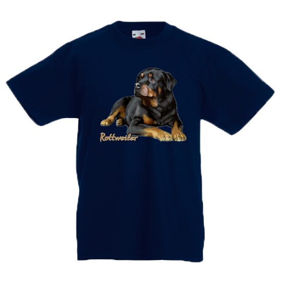 T-shirt με στάμπα Rottweiler-A9085