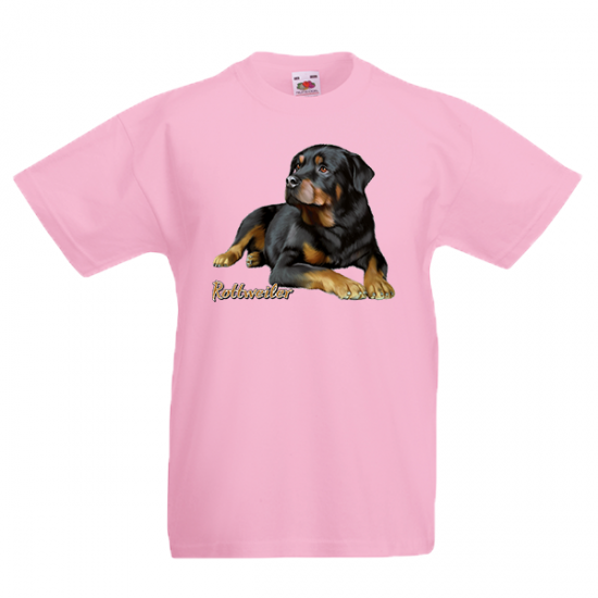 T-Shirt with print Rottweiler-A9085