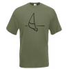 Ship Retro T-shirt με στάμπα 