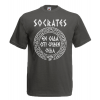 Socrates Greek Key Circle T-Shirt with print