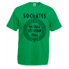 Socrates Greek Key Circle T-Shirt with print