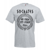 Socrates Greek Key Circle T-Shirt with print