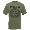 Socrates Greek Key Circle T-Shirt with print