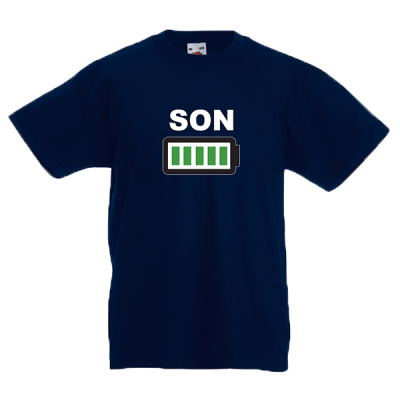 Son Battery Kids T-Shirt with print