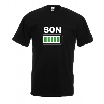Son Battery T-Shirt with print