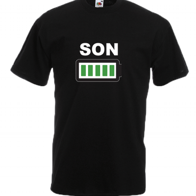 Son Battery T-Shirt with print