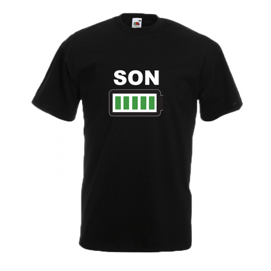 Son Battery T-Shirt with print