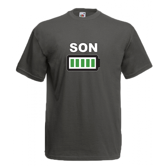Son Battery T-Shirt with print