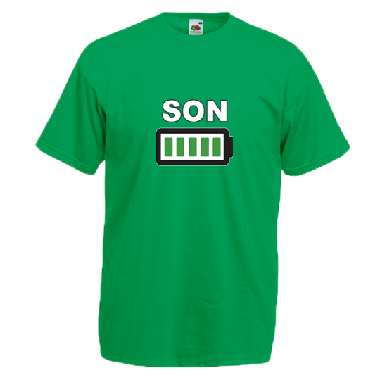 Son Battery T-Shirt with print