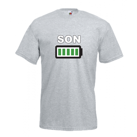 Son Battery T-Shirt with print
