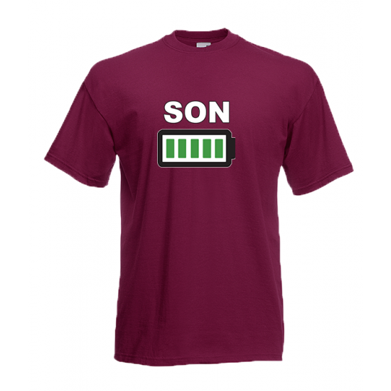 Son Battery T-Shirt with print