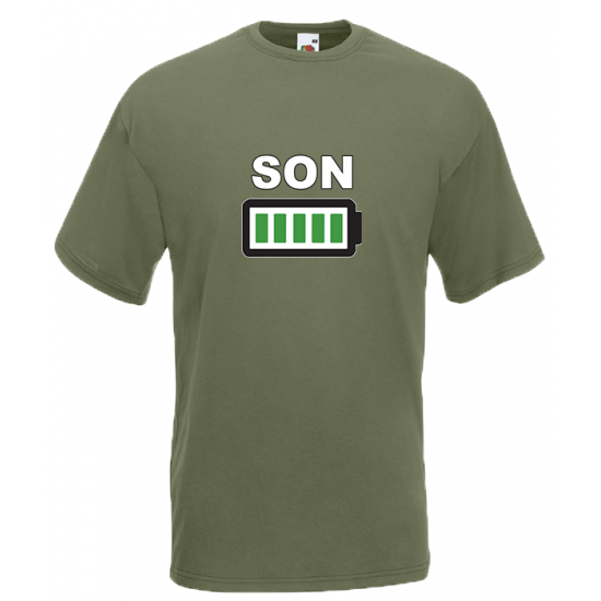 Son Battery T-Shirt with print