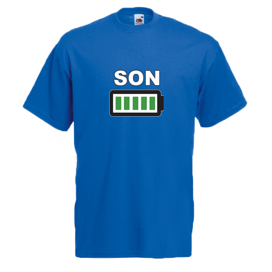 Son Battery T-Shirt with print
