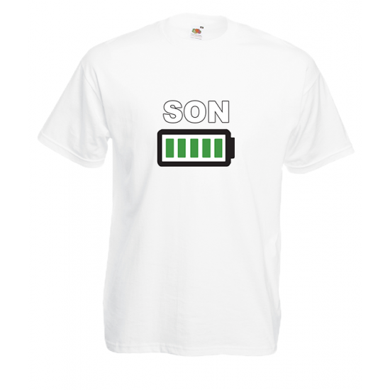 Son Battery T-Shirt with print