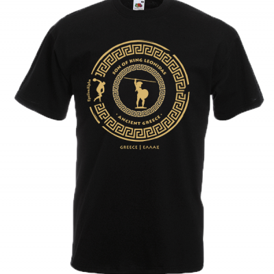 Son Of King Leonidas Gold T-Shirt with print