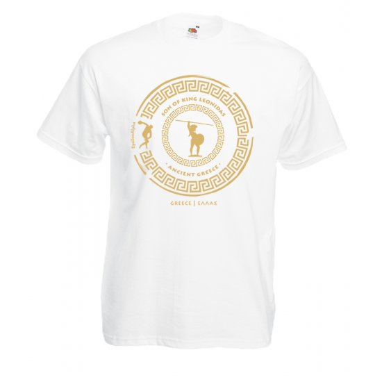 Son Of King Leonidas Gold T-Shirt with print