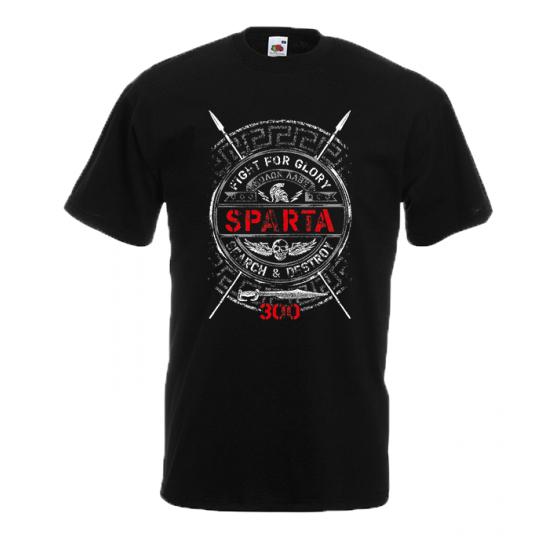 Sparta Search Destroy T-Shirt with print
