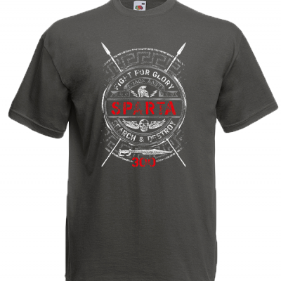 Sparta Search Destroy T-Shirt with print
