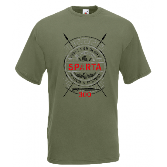 Sparta Search Destroy T-Shirt with print