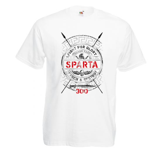 Sparta Search Destroy T-Shirt with print