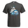 Sparta Warrior Greek Flag T-Shirt with print