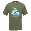 Sparta Warrior Greek Flag T-Shirt with print
