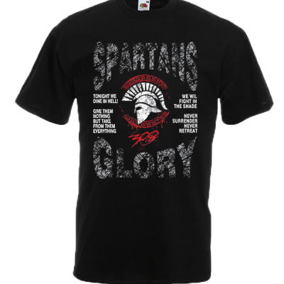 Spartans Quotes T-Shirt with print