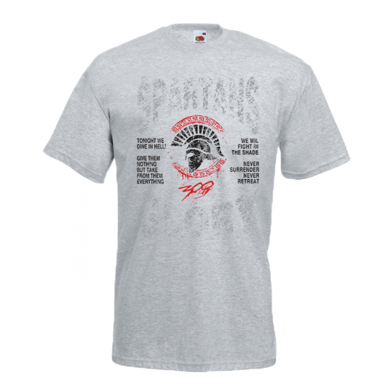 Spartans Quotes T-Shirt with print
