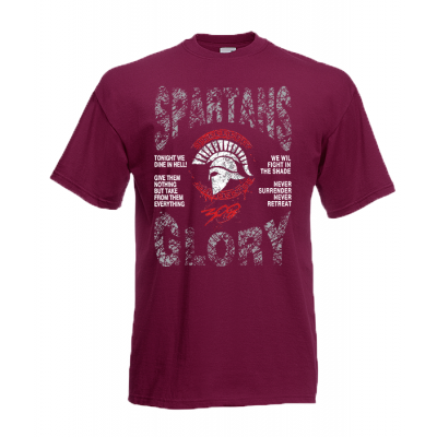 Spartans Quotes T-Shirt with print