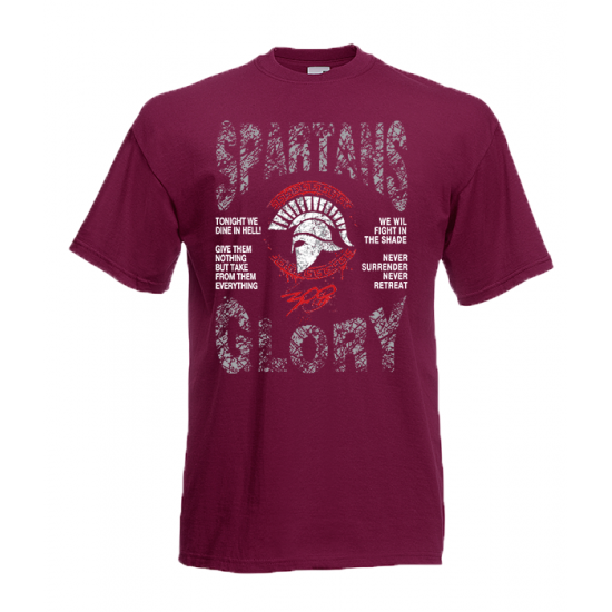 Spartans Quotes T-Shirt with print