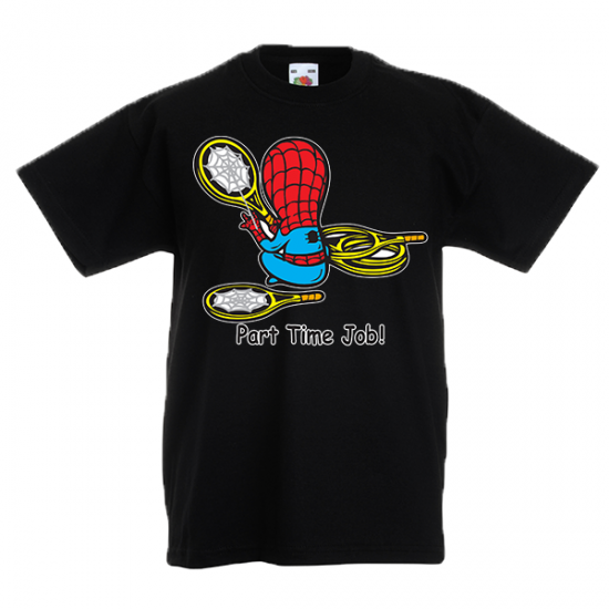 T-Shirt with print Spiderman Part Time Job-3695
