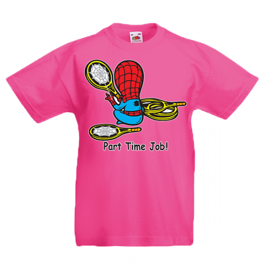 T-Shirt with print Spiderman Part Time Job-3695