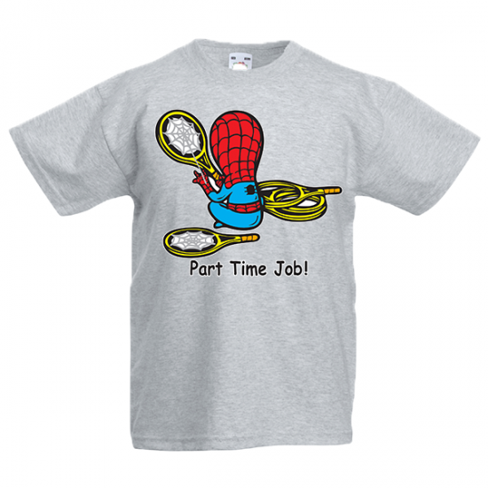 T-Shirt with print Spiderman Part Time Job-3695