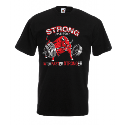 Strong Bull T-Shirt with print