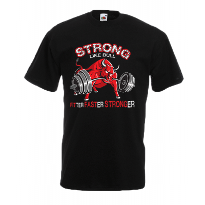 Strong Bull T-Shirt με στάμπα