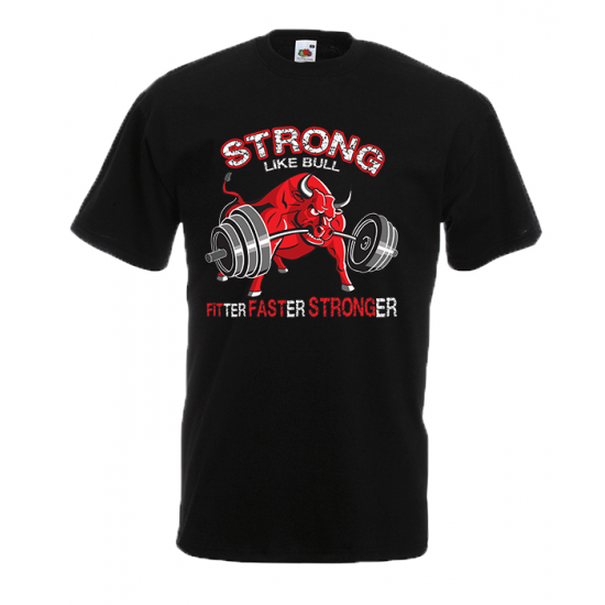 Strong Bull T-Shirt με στάμπα