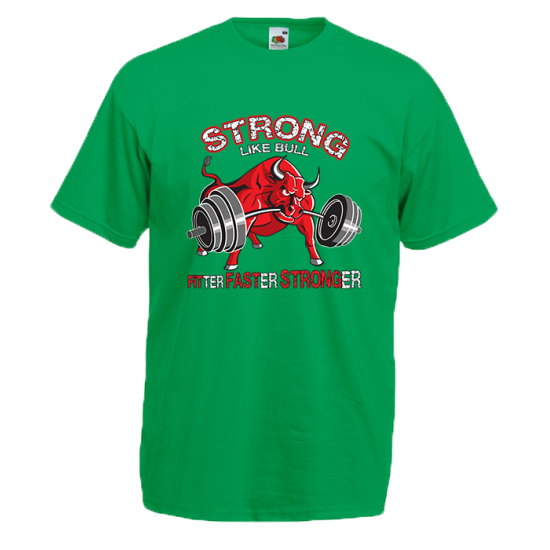 Strong Bull T-Shirt με στάμπα