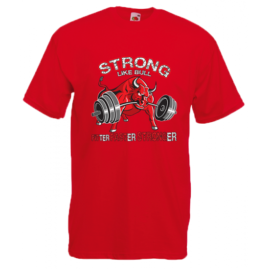 Strong Bull T-Shirt με στάμπα