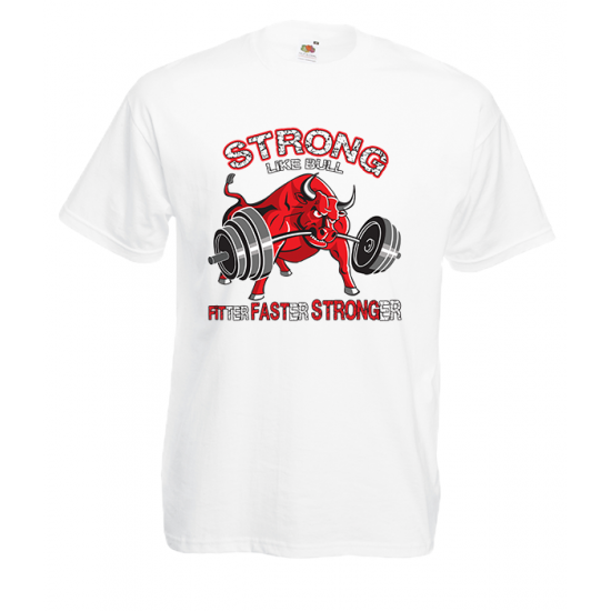Strong Bull T-Shirt με στάμπα