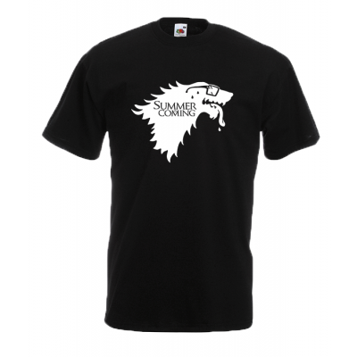 Summer Is Coming Wolf T-Shirt with print