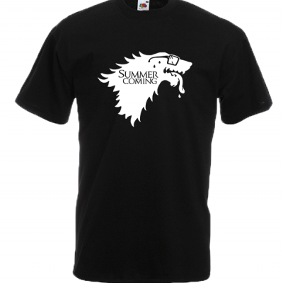 Summer Is Coming Wolf T-Shirt with print