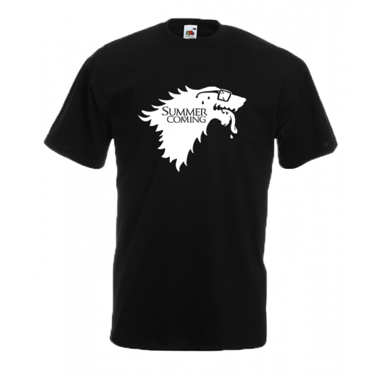 Summer Is Coming Wolf T-Shirt with print