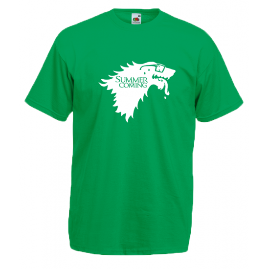 Summer Is Coming Wolf T-Shirt with print