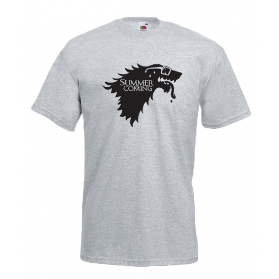 Summer Is Coming Wolf T-Shirt with print