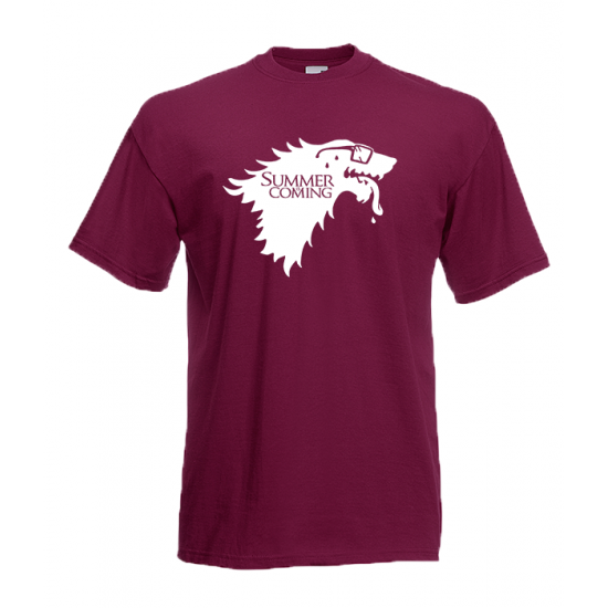 Summer Is Coming Wolf T-Shirt with print