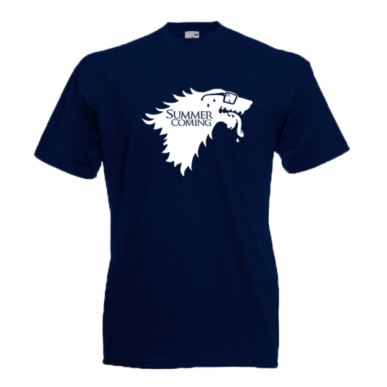 Summer Is Coming Wolf T-Shirt with print