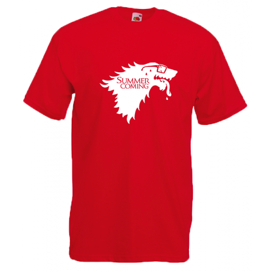 Summer Is Coming Wolf T-Shirt with print