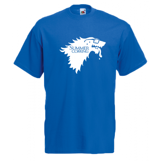 Summer Is Coming Wolf T-Shirt with print